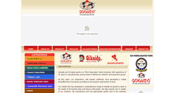 Desktop Screenshot of gokaidosports.in